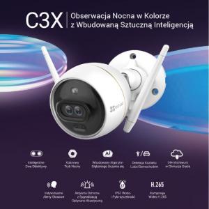 Kamera bezpieczeństwa C3X ColorNightVision FHD,24h Cloud for free