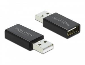 Adapter USB 2.0 Typ-A męski do Type-A żeńskiego Data Blocker