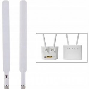 Antena  4G LTE bat do routera  wejscie SMA biała 1szt.