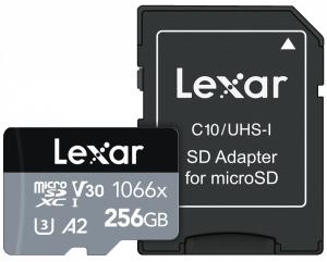 Karta pamięci microSDXC 256GB 1066x 160/120MB/s CL10 adapter