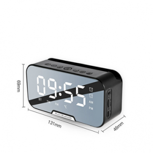 Głośnik Bluetooth Zegar Budzik