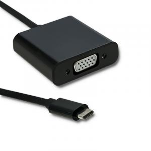 Adapter USB typ C męski | VGA żeński | 1080P | 23cm