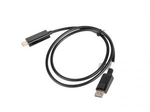 Kabel DisplayPort - HDMI M/M 1M czarny