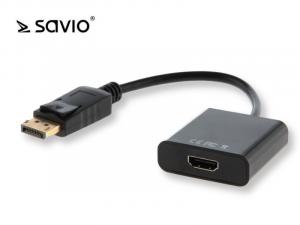 SAVIO CL-55 Adapter Displayport M - HDMI AF, blister