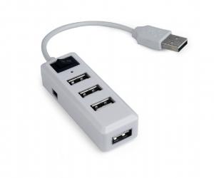 Hub USB 2.0 4 porty biały