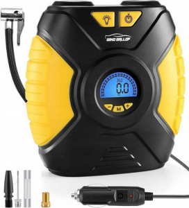 Kompresor Samochodowy KOPIER Pompka Sprężarka 12V LED LCD 120W