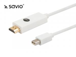 Kabel mini DisplayPort M - HDMI AM 3m SAVIO CL-84