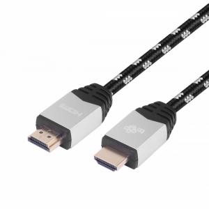 Kabel HDMI v 2.0 premium 2 m srebrny