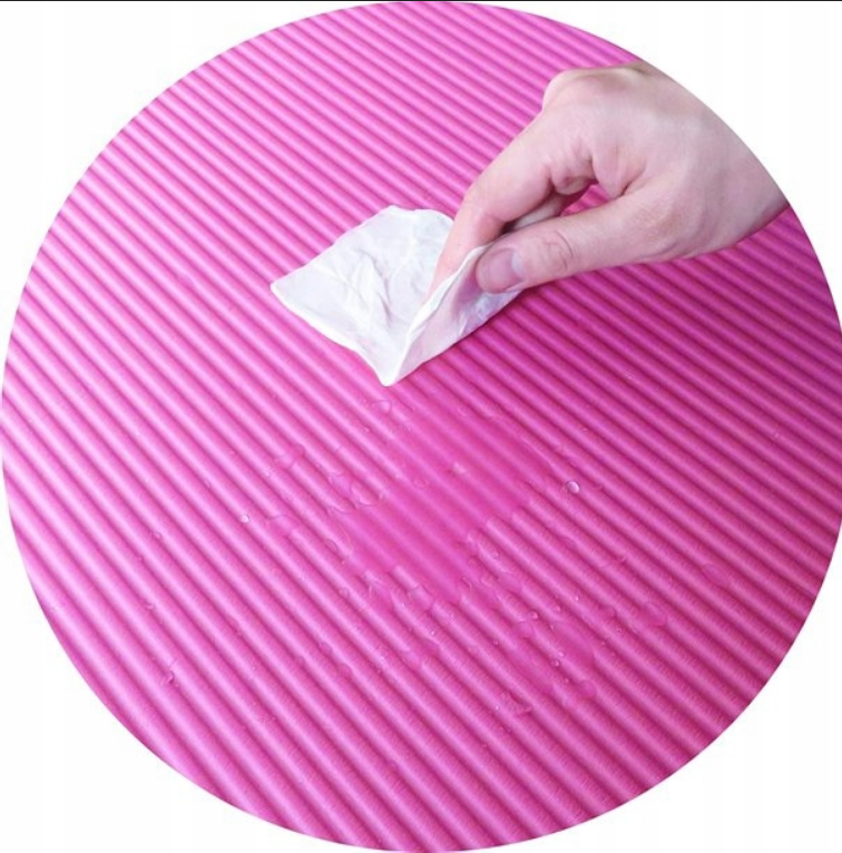 GRUBA MATA DO ĆWICZEŃ KARIMATA JOGA FITNESS PINK XL 1cm