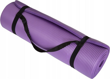 GRUBA MATA DO ĆWICZEŃ KARIMATA JOGA FITNESS FIOLET XL