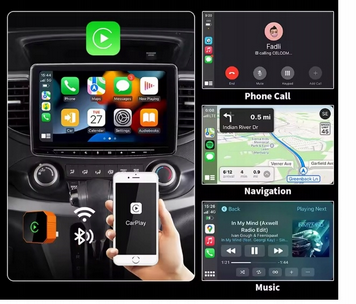 Mini Adapter Carplay KOPIER Android Auto Bezprzewodowy WiFi BT 5GHz  5.2 USB