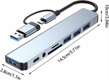 Adapter Przejściówka KOPIER 8w1