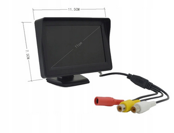 Monitor do Kamery Cofania 4,3" Stojący KOPIER
