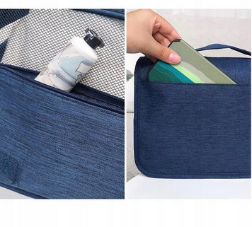 Kosmetyczka Turystyczna KOPIER 23x41 Niebieska Pojemna